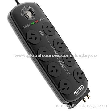 Australian Standard Power Strip with Full 3-line Surge Protection, Designed for Computers